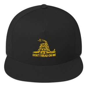 Don't Tread On Me Flat Bill Cap