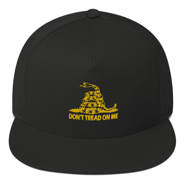 Don't Tread On Me Flat Bill Cap